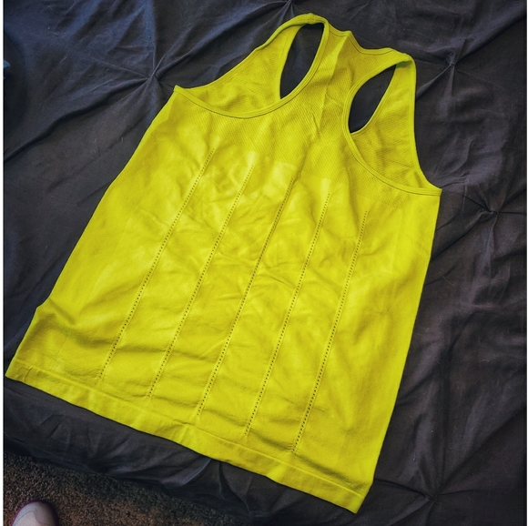Fabletics Tops - Fabletics Bright Yellow Tank Top